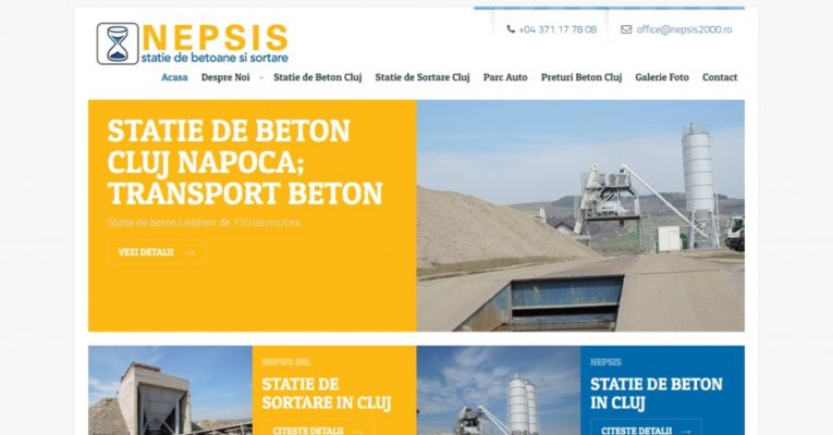 Optimizare site statie beton