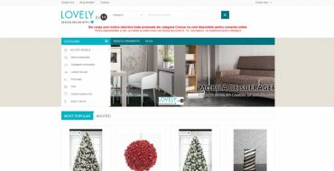 Optimisation for online decoration shop website.