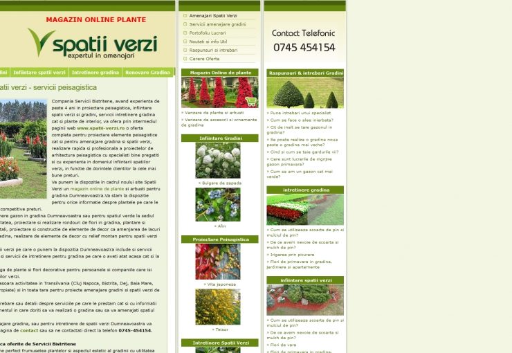 Optimisation for landscaping website.