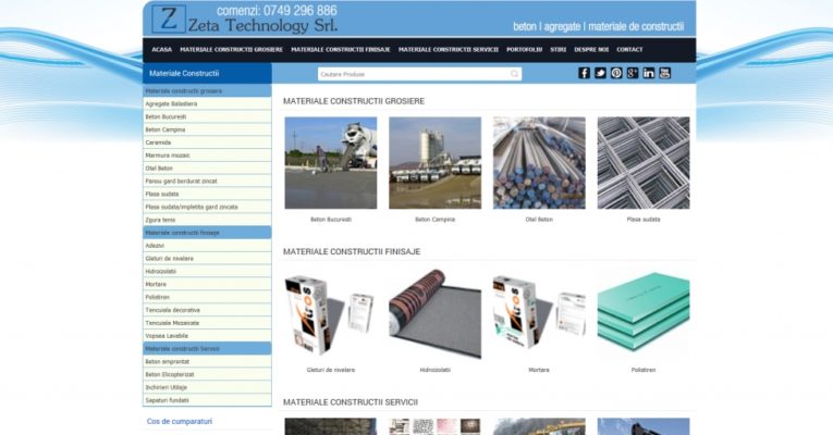 Optimisation for online construction materials shop website.