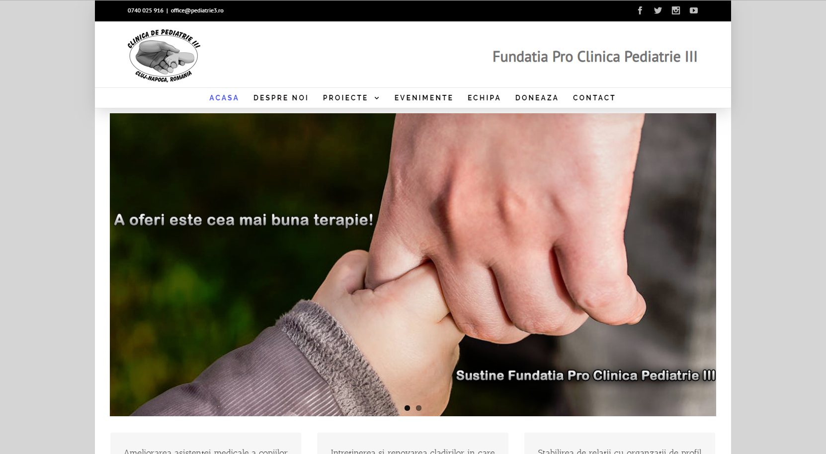 Optimizare site clinica pediatrie